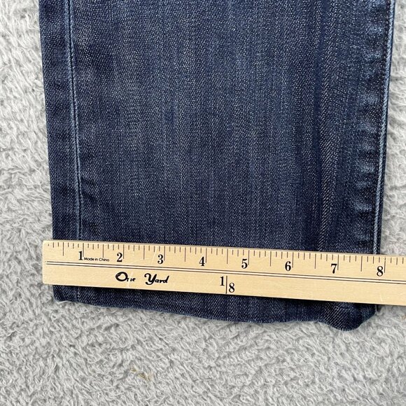 Levis 553 Jeans Womens 4 Mid Rise Bootcut Dark Wash - Picture 7 of 10
